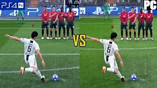 FIFA 19 Graphics Comparison (PS4 Pro vs PC)