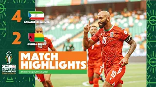HIGHLIGHTS | Equatorial Guinea 🆚 Guinea-Bissau #TotalEnergiesAFCON2023 - MD2 Group A