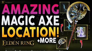 Elden Ring - AMAZING AXE IS OP! Plus Get A Butt Load Of LOOT! Rosus Axe Location Guide!