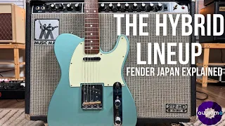 What's up with the Fender Japan Hybrid guitars?