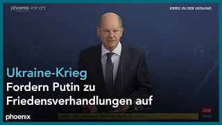 Pressekonferenz von Olaf Scholz und Karl Nehammer nach dem Gespräch