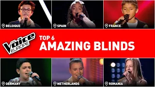 You will be shocked by these amazing blinds in The Voice Kids | TOP 6