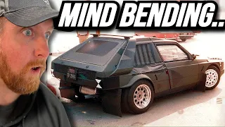 NASCAR Fan Reacts to Lancia Delta S4 Prototype Testing - 1984