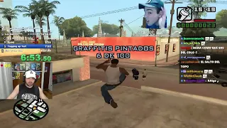 Bananirou hace speedrun de GTA SA y pierde por mala suerte