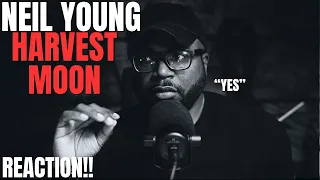 first time hearing Neil Young Harvest Moon | Reaction!!