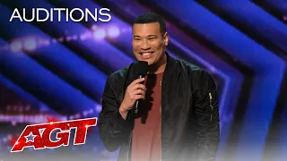 Michael Yo Gets the Audience Rolling With Jokes About Getting Older - America's Got Talent 2020