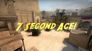 CS GO Matchmaking #12 - Seven Second Ace!