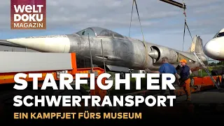 KAMPFJET-SCHWERTRANSPORT: Der "Witwenmacher"-Kampfjet Starfighter kommt ins Museum | WELT Magazin