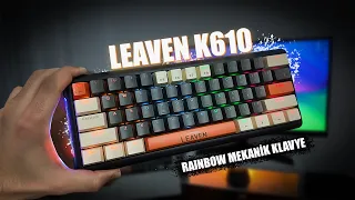 UYGUN FİYATLI MEKANİK KLAVYE - LEAVEN K610 #keyboard