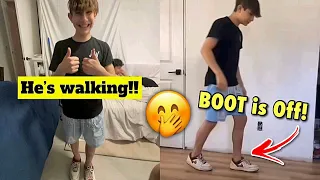 Nidal Wonder Can Finally WALK without Support! 🥹 **EMOTIONAL**