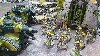 Imperial Guard vs Hypercrpt Necrons, Warhammer 40k battle report