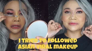 i try to follow VIRAL ASIAN MAKEUP TRANSFORMATION