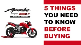 5 things YOU SHOULD KNOW before buying the TVS Apache RTR 1604V