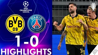 Borussia Dortmund vs PSG 1-0 2024 Champions League Match Highlights