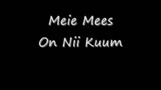 Meie Mees - On Nii Kuum