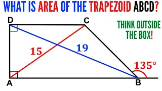 Can you find area of the Trapezoid ABCD? | Trapezoid | Trapezium | #math #maths