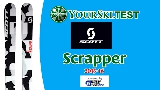 Тесты горных лыж Scott Scrapper (Сезон 2015-16 год).