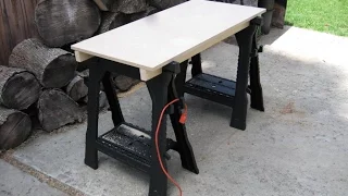 How to make a portable work bench for under $35