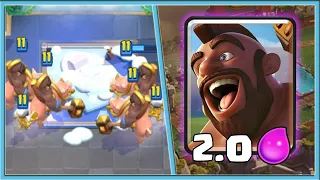 🗿 FASTEST HOG IN THE WORLD! HOG 2.0 ELIXIR / Clash Royale