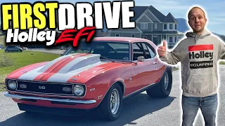 First DRIVE with Holley EFI Sniper on my 1968 Camaro
