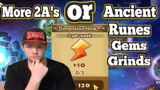 Should you STOP Farming 2A's? and get Ancient Runes/Gems/Grinds?! - Summoners War