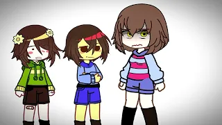 (OLD) My Frisk and Chara meet Fanon Frisk (Part 2?)