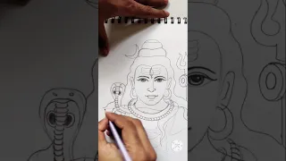 Lord shiva drawing shorts/Bholenath/Shankar bhagwan drawing/devo ke dev Mahadev