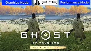 Ghost of Tsushima: Director's Cut PS5 Performance vs Graphics Comparison | Frame Rate | 4k