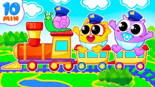 Train Song | Funny Songs For Baby & Nursery Rhymes by Toddler Zoo