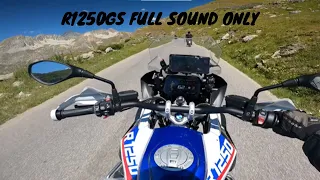 Col de l'Iseran - Relaxing Riding - R1250 GS HP Sound @GoPro #hqaudio #bmw #mototouring