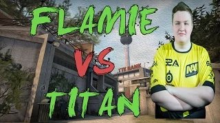 CSGO: POV Na'Vi flamie vs Titan (29/25) overpass @ ESL One Cologne 2015