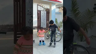 Apni behan ke liye bhi skating la diya #shorts #advik #viral #skating