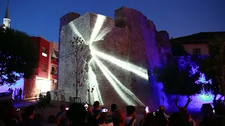 3D Projection Mapping at Tower "C" in the Castle of Durrës - Live performance