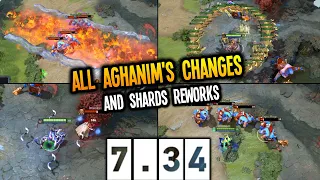 7.34 PATCH  ALL AGHANIM'S SCEPTERS + SHARDS CHANGES | Dota 2