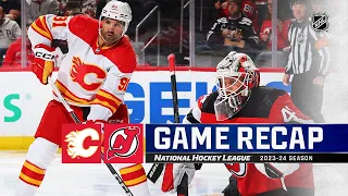 Flames @ Devils 2/8 | NHL Highlights 2024