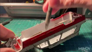 Build video of dinky toys Cadillac ambulance hearse conversion banger racing car