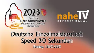 Deutsche Einzelmeisterschaft 2023 Rope Skipping - Speed 30 Sekunden - 18.03.23