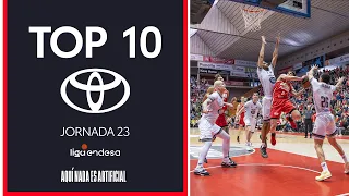 Juani Marcos dressed up as a hero in the Top10 Toyota | Liga Endesa 2023-24