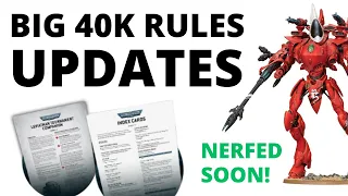 Big 40K Updates! Balance Changes Announced, Index Card Errata + Rules Pack for Competitive Play