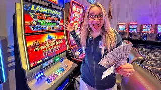 Watch My Wife Gamble On High Limit Slots!