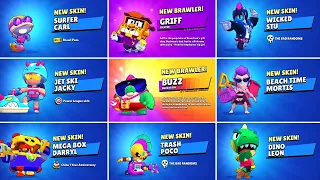 Griff and Buzz with All New Skins Unlock Animation | Brawl Stars