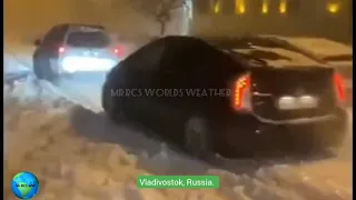 Russia 2021: Strongest Winds with snowfall 1-12-2021