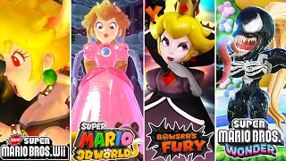 Evolution of Evil Peach in Super Mario Games (HD)