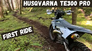 2024 Husqvarna TE300 Pro First Ride