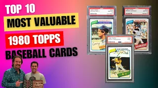 Top 10 Most Valuable 1980 Topps Baseball Cards