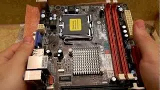 Biostar G41D3C Motherboard Unboxing (and MY first look at least) Intel Socket 775 CokedUpCanary