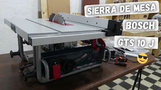 🤟SIERRA DE MESA -BOSCH GTS 10 J - 1800 W - HEAVY DUTY -❤️