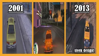 GTA : Evolution Of TAXIS/CABS In GTA Games Over The Years! (2001-2013)