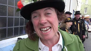 Morris Men and Women.  Christmas in the Barbican Plymouth  14th December 2019