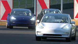 Tesla Model 3 Daily Race around Maggiore. (Gran Turismo 7)